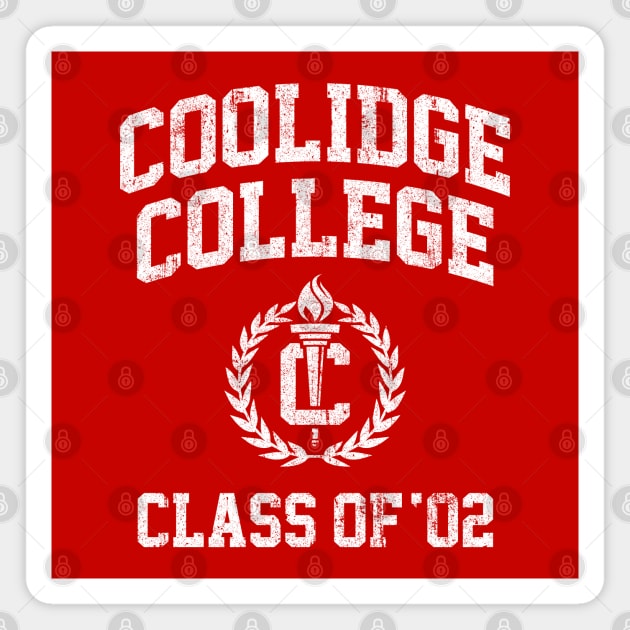 Coolidge College Class of 02 - Van Wilder Magnet by huckblade